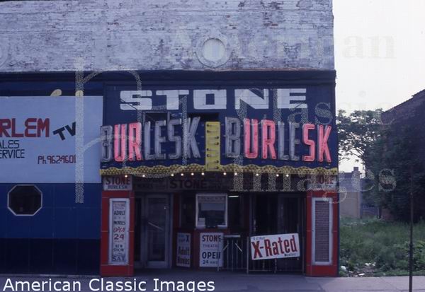 Stone Theatre (Stone Burlesque, Burlesk) - From American Classic Images (newer photo)